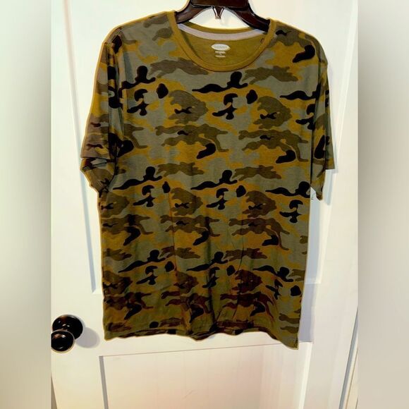 OLD NAVY BRAND MENS CAMO SHIRT - Picture 1 of 4